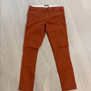 Men's Zara Rust Pants USA 32 size only worn once